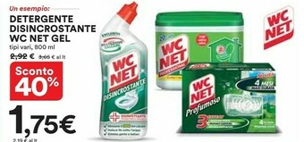 Coop Wc net Detergente Disincrostante Gel offerta