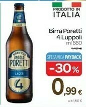 Carrefour Angelo poretti 4 Luppoli 660 G(ml) offerta