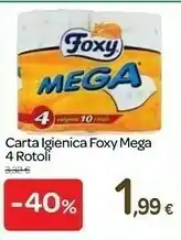 Foxy Carta Lgienica Mega 4 Rotoli