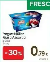 Carrefour Muller Yogurt Ciliegie offerta