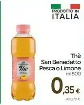 Carrefour San Benedetto The Pesca O Limone offerta