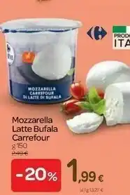 Carrefour Carrefour Mozzarella Latte Bufala offerta