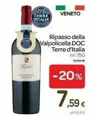 Terre d'Italia Ripasso Della Valpolicella Doc