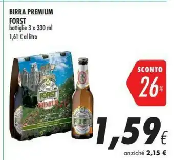 Coop Forst Birra Premium 330 G(ml) offerta