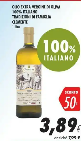 Coop Clemente Olio Extra Vergine Di Oliva 100% Italiano Tradizioni Di Famiglia offerta