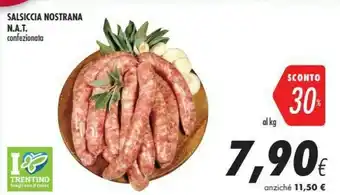 Coop Salsiccia Nostrana offerta