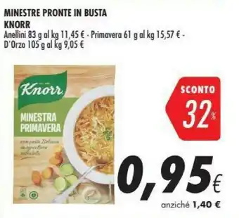 Coop Knorr Minestre Pronte In Busta offerta