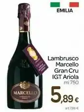 Carrefour Cru Lambrusco offerta