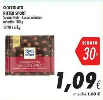 Coop Ritter Sport Cioccolato offerta