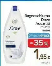 Carrefour Dove Bagnoschiuma offerta
