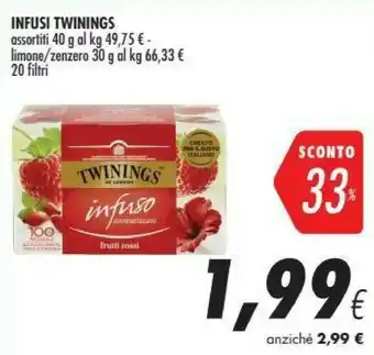 Coop Twinings Infusi offerta
