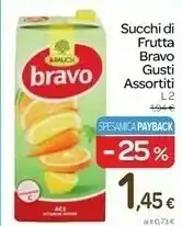 Carrefour Rauch Succhi Di Frutta Bravo Ace 2 L offerta