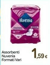 Carrefour Nuvenia Assorbenti offerta