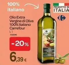 Carrefour Carrefour Olio Extra Vergine Di Oliva 100% Italiano offerta