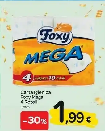 Carrefour Foxy Focy Carta Igienica offerta