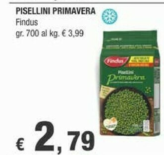 Crai Findus Pisellini Primavera offerta