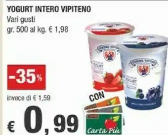 Crai Sterzing-Vipiteno - Yogurt Intero Agrumi 500 G(ml) offerta