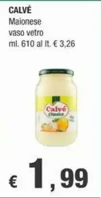 Crai Calvè Maionese Vaso Vetro offerta