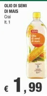 Crai Crai - Olio Di Semi Di Arachide 1000 G(ml) offerta