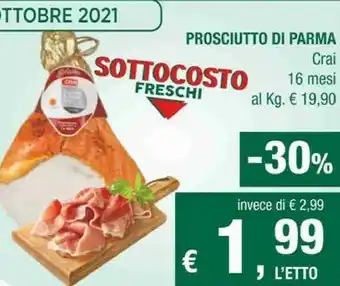 Crai Crai Prosciutto Di Parma 16 Mesi offerta