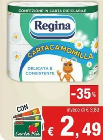 Crai Regina Carta Camomilla offerta