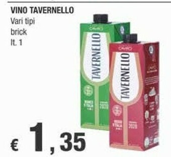 Crai Tavernello Vino offerta