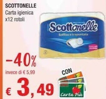 Crai Scottonelle Carta Igienica offerta