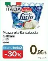 Carrefour Express Galbani Santa Lucia Mozzarella offerta