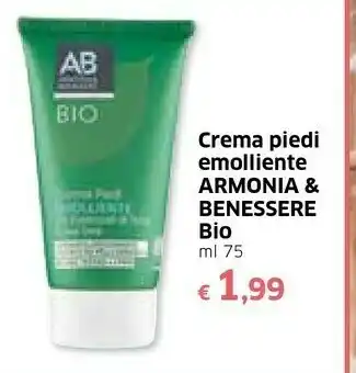 Famila Armonia & Benessere Bio Crema Piedi Emolliente offerta