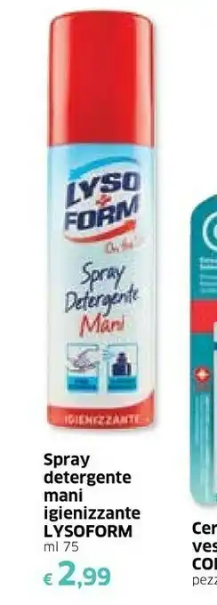 Famila Lysoform Spray Detergente Mani Igienizzante offerta