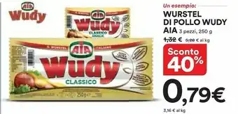 Ipercoop Aia Wudy Classico 250 G(ml) offerta