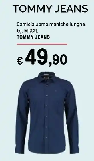 Iper La Grande Tommy Jeans Camicia Uomo Maniche Lunghe Taglia M offerta