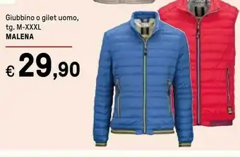Iper La Grande Malena Giubbino O Gilet Uomo, Tg M-xxxl offerta