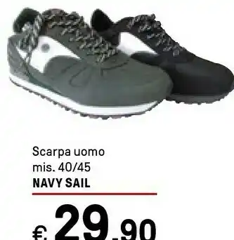 Iper La Grande Navy Sail Scarpa Uomo offerta