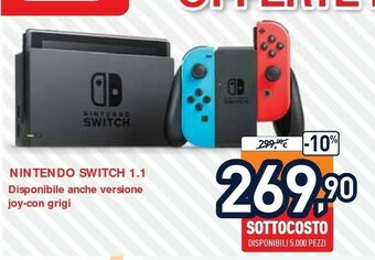 Unieuro Nintendo Switch Con Joy-Con Grigi offerta