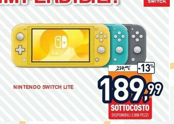 Unieuro Nintendo Switch Lite (Coral) Console Da Gioco Portatile offerta