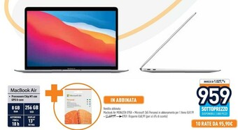 Unieuro Apple MacBook Air offerta