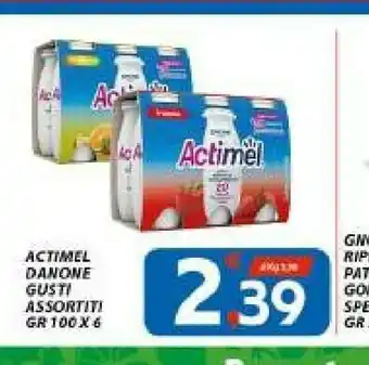 Vivo Supermercati Danone Actimel Fragola 600 G(ml) offerta