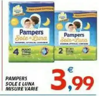 Vivo Supermercati Pampers Sole E Luna Misure Varie offerta