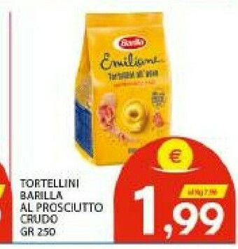 Vivo Supermercati Barilla Emiliane Tortellini Con Prosciutto Crudo 250 G(ml) offerta
