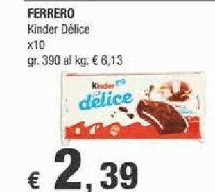Crai Ferrero Kinder Delice offerta