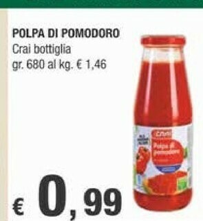 Crai Crai Polpa Di Pomodoro offerta