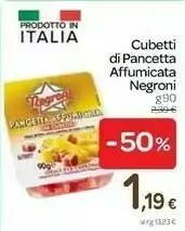 Carrefour Negroni Pancetta Affumicata A Cubetti offerta