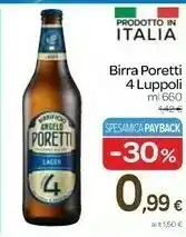 Carrefour Angelo poretti 4 Luppoli 660 G(ml) offerta