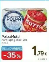Carrefour Mutti Polpa offerta