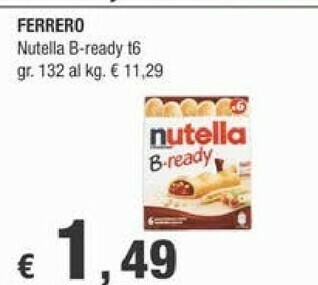 Crai Ferrero Nutella B-ready offerta