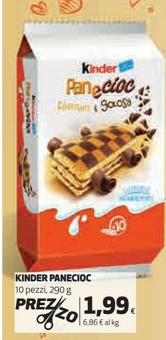 Coop Ferrero Kinder Panecioc 290 G offerta