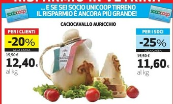 Coop Auricchio Caciocavallo offerta