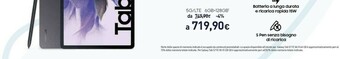 Unieuro Samsung Galaxy Tab S7 FE SM-T730N 128 GB 31,5 Cm (12.4") Wi-Fi 5 (802.11ac) Nero offerta