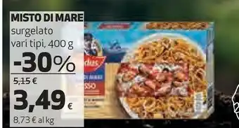 Coop Findus Misto Di Mare Rosso 400 G(ml) offerta